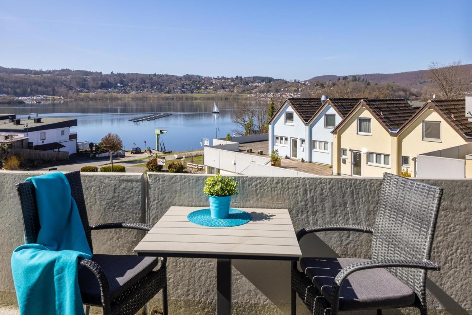 Seeblick Geniessen In Schoener Fewo Am Edersee Scheid  Exterior photo